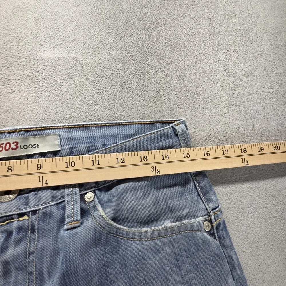 Vintage Levis Engineered Jeans Mens Blue 503 Loose Zip Fly Fits 29x30